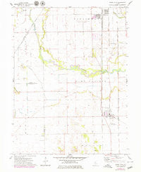 South Pekin Illinois Historical topographic map, 1:24000 scale, 7.5 X 7.5 Minute, Year 1971