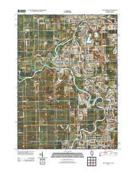 South Beloit Illinois Historical topographic map, 1:24000 scale, 7.5 X 7.5 Minute, Year 2012