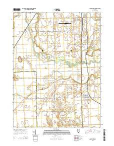 South Pekin Illinois Current topographic map, 1:24000 scale, 7.5 X 7.5 Minute, Year 2015