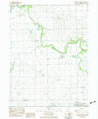 Southeast Pontiac Illinois Historical topographic map, 1:24000 scale, 7.5 X 7.5 Minute, Year 1983