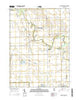 Southeast Pontiac Illinois Current topographic map, 1:24000 scale, 7.5 X 7.5 Minute, Year 2015