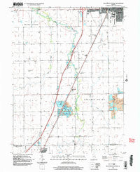 Southwest Pontiac Illinois Historical topographic map, 1:24000 scale, 7.5 X 7.5 Minute, Year 1998