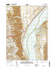 Spring Bay Illinois Current topographic map, 1:24000 scale, 7.5 X 7.5 Minute, Year 2015