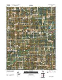 Spring Garden Illinois Historical topographic map, 1:24000 scale, 7.5 X 7.5 Minute, Year 2012