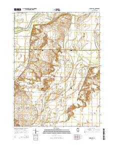 Spring Hill Illinois Current topographic map, 1:24000 scale, 7.5 X 7.5 Minute, Year 2015