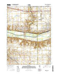 Spring Valley Illinois Current topographic map, 1:24000 scale, 7.5 X 7.5 Minute, Year 2015