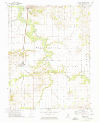 Springerton Illinois Historical topographic map, 1:24000 scale, 7.5 X 7.5 Minute, Year 1974