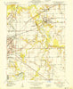 Springfield East Illinois Historical topographic map, 1:24000 scale, 7.5 X 7.5 Minute, Year 1950