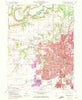 Springfield West Illinois Historical topographic map, 1:24000 scale, 7.5 X 7.5 Minute, Year 1965