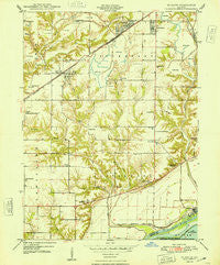 St. David Illinois Historical topographic map, 1:24000 scale, 7.5 X 7.5 Minute, Year 1948
