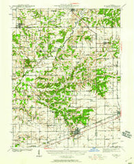St. Elmo Illinois Historical topographic map, 1:62500 scale, 15 X 15 Minute, Year 1941