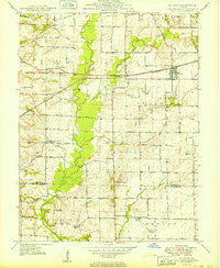 St. Jacob Illinois Historical topographic map, 1:24000 scale, 7.5 X 7.5 Minute, Year 1949