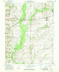 St. Jacob Illinois Historical topographic map, 1:24000 scale, 7.5 X 7.5 Minute, Year 1954