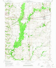 St. Jacob Illinois Historical topographic map, 1:24000 scale, 7.5 X 7.5 Minute, Year 1954