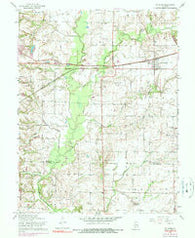 St. Jacob Illinois Historical topographic map, 1:24000 scale, 7.5 X 7.5 Minute, Year 1954