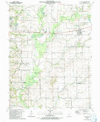 St. Jacob Illinois Historical topographic map, 1:24000 scale, 7.5 X 7.5 Minute, Year 1991