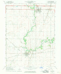 St. Joseph Illinois Historical topographic map, 1:24000 scale, 7.5 X 7.5 Minute, Year 1968