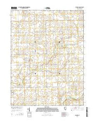 Stanford Illinois Current topographic map, 1:24000 scale, 7.5 X 7.5 Minute, Year 2015