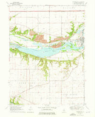 Starved Rock Illinois Historical topographic map, 1:24000 scale, 7.5 X 7.5 Minute, Year 1970