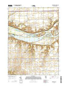 Starved Rock Illinois Current topographic map, 1:24000 scale, 7.5 X 7.5 Minute, Year 2015
