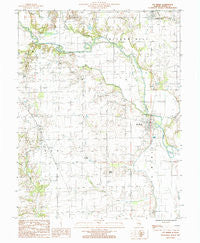 Ste Marie Illinois Historical topographic map, 1:24000 scale, 7.5 X 7.5 Minute, Year 1985