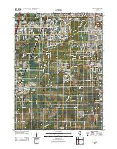 Steger Illinois Historical topographic map, 1:24000 scale, 7.5 X 7.5 Minute, Year 2012