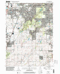 Steger Illinois Historical topographic map, 1:24000 scale, 7.5 X 7.5 Minute, Year 1998