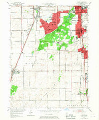 Steger Illinois Historical topographic map, 1:24000 scale, 7.5 X 7.5 Minute, Year 1953