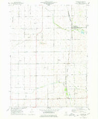 Steward Illinois Historical topographic map, 1:24000 scale, 7.5 X 7.5 Minute, Year 1975