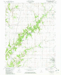 Stewardson West Illinois Historical topographic map, 1:24000 scale, 7.5 X 7.5 Minute, Year 1981