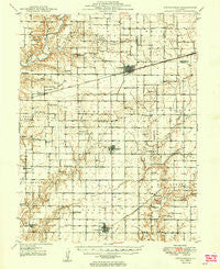 Stewardson Illinois Historical topographic map, 1:62500 scale, 15 X 15 Minute, Year 1949