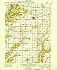 Stewardson Illinois Historical topographic map, 1:62500 scale, 15 X 15 Minute, Year 1949