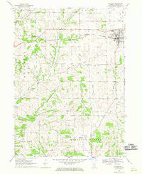 Stockton Illinois Historical topographic map, 1:24000 scale, 7.5 X 7.5 Minute, Year 1968