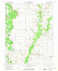 Stolletown Illinois Historical topographic map, 1:24000 scale, 7.5 X 7.5 Minute, Year 1968