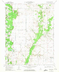 Stolletown Illinois Historical topographic map, 1:24000 scale, 7.5 X 7.5 Minute, Year 1968