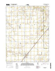 Stonington Illinois Current topographic map, 1:24000 scale, 7.5 X 7.5 Minute, Year 2015