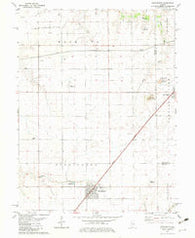 Stonington Illinois Historical topographic map, 1:24000 scale, 7.5 X 7.5 Minute, Year 1982