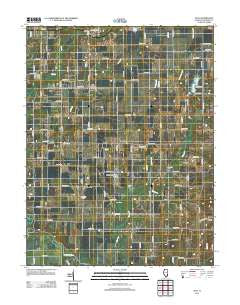 Stoy Illinois Historical topographic map, 1:24000 scale, 7.5 X 7.5 Minute, Year 2012