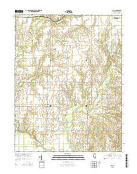 Stoy Illinois Current topographic map, 1:24000 scale, 7.5 X 7.5 Minute, Year 2015