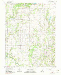 Stoy Illinois Historical topographic map, 1:24000 scale, 7.5 X 7.5 Minute, Year 1968
