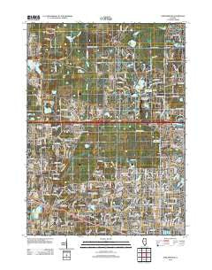 Streamwood Illinois Historical topographic map, 1:24000 scale, 7.5 X 7.5 Minute, Year 2012