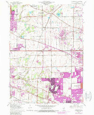 Streamwood Illinois Historical topographic map, 1:24000 scale, 7.5 X 7.5 Minute, Year 1961