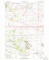 Streamwood Illinois Historical topographic map, 1:24000 scale, 7.5 X 7.5 Minute, Year 1961