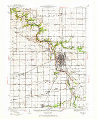 Streator Illinois Historical topographic map, 1:62500 scale, 15 X 15 Minute, Year 1925
