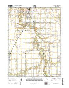 Streator South Illinois Current topographic map, 1:24000 scale, 7.5 X 7.5 Minute, Year 2015