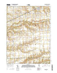 Stronghurst Illinois Current topographic map, 1:24000 scale, 7.5 X 7.5 Minute, Year 2015