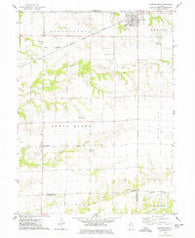 Stronghurst Illinois Historical topographic map, 1:24000 scale, 7.5 X 7.5 Minute, Year 1974