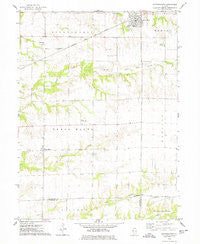 Stronghurst Illinois Historical topographic map, 1:24000 scale, 7.5 X 7.5 Minute, Year 1974