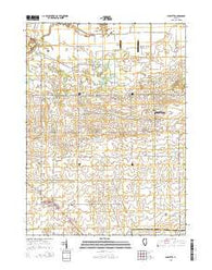Sublette Illinois Current topographic map, 1:24000 scale, 7.5 X 7.5 Minute, Year 2015