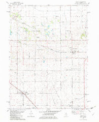 Sublette Illinois Historical topographic map, 1:24000 scale, 7.5 X 7.5 Minute, Year 1982